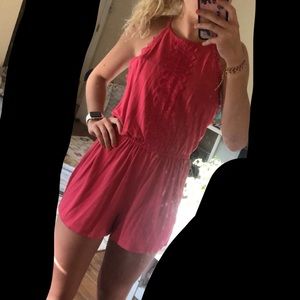 Pink romper NWT